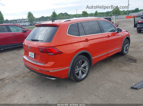 3VV3B7AX9KM039778 2019 VOLKSWAGEN TIGUAN Orange Tył prawy