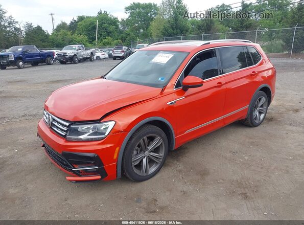 3VV3B7AX9KM039778 2019 VOLKSWAGEN TIGUAN Orange Przód lewy