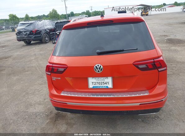 3VV3B7AX9KM039778 2019 VOLKSWAGEN TIGUAN Orange 