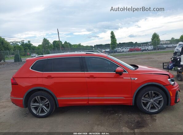 3VV3B7AX9KM039778 2019 VOLKSWAGEN TIGUAN Orange Widok wnętrza z tyłu