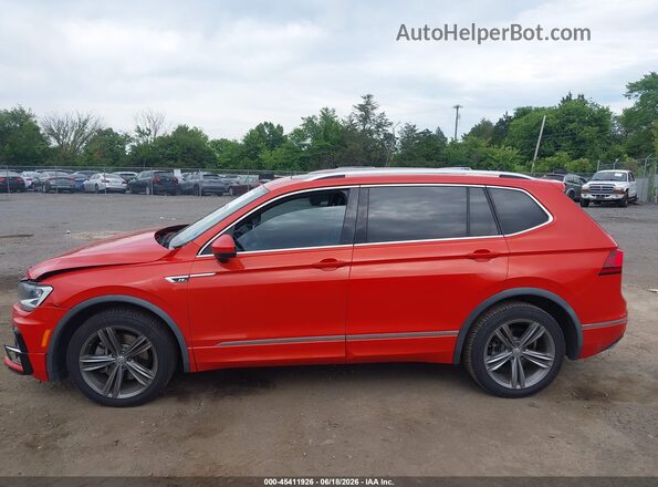 3VV3B7AX9KM039778 2019 VOLKSWAGEN TIGUAN Orange Widok wnętrza 360 stopni