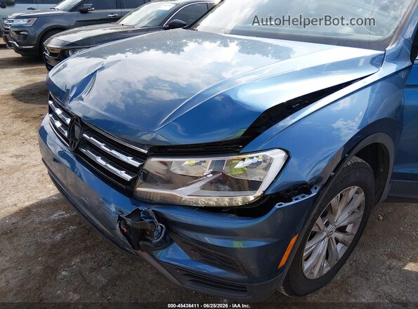 3VV3B7AX9KM065698 2019 VOLKSWAGEN TIGUAN Blue Դիմացի տեսք