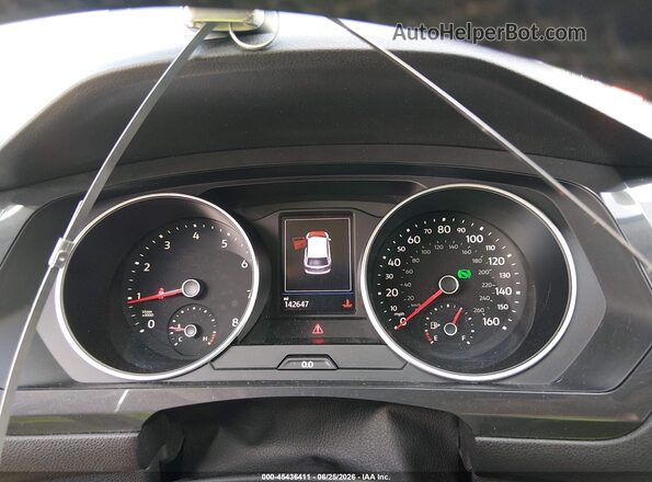 3VV3B7AX9KM065698 2019 VOLKSWAGEN TIGUAN Blue Հետևի նստատեղերի տեսք