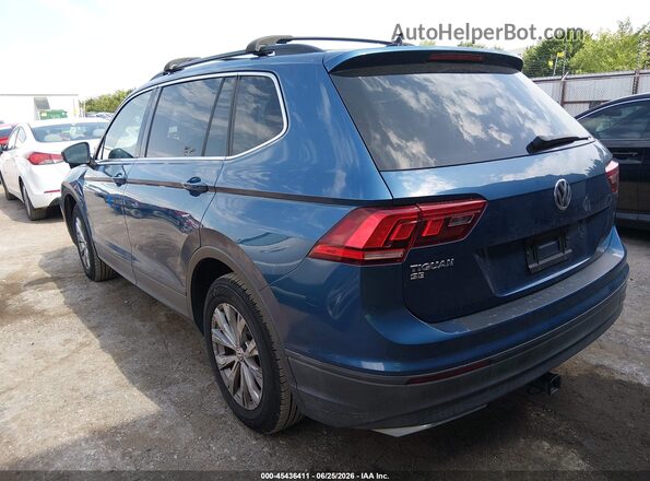 3VV3B7AX9KM065698 2019 VOLKSWAGEN TIGUAN Blue Հետևի ձախ