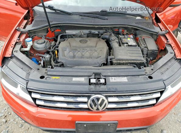 3VV3B7AX9KM094201 2019 VOLKSWAGEN TIGUAN Orange 