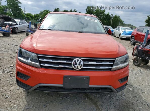 3VV3B7AX9KM094201 2019 VOLKSWAGEN TIGUAN Orange 
