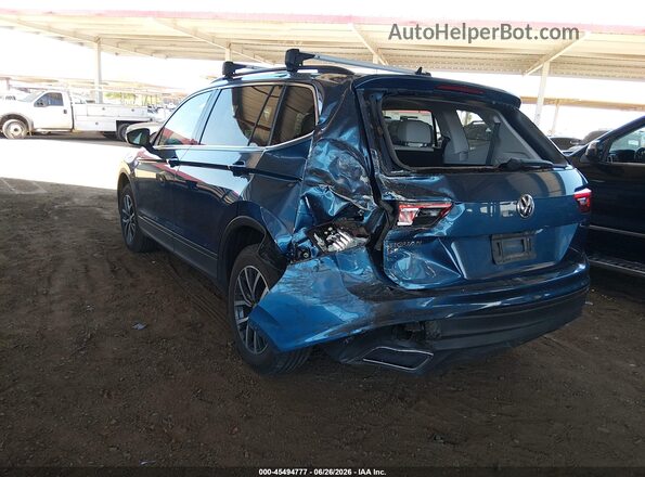 3VV3B7AX9KM194086 2019 VOLKSWAGEN TIGUAN Blue Trasero izquierdo