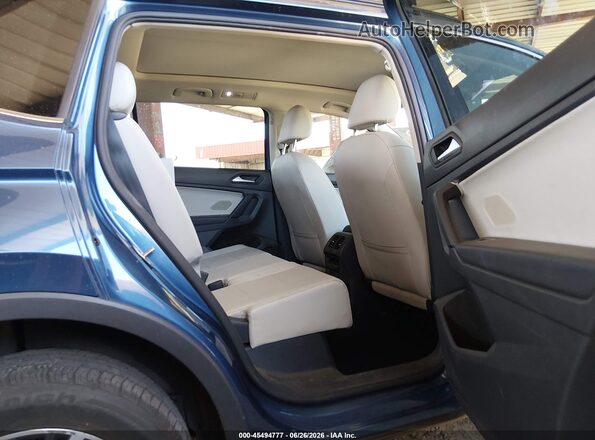 3VV3B7AX9KM194086 2019 VOLKSWAGEN TIGUAN Blue Vista de la etiqueta del VIN