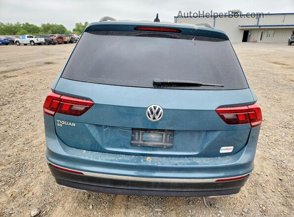 3VV3B7AX9LM058607 2020 VOLKSWAGEN TIGUAN Blue Vista trasera
