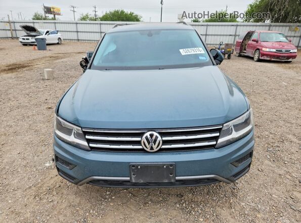 3VV3B7AX9LM058607 2020 VOLKSWAGEN TIGUAN Blue Vista frontal