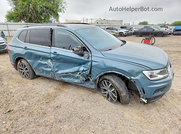 3VV3B7AX9LM058607 2020 VOLKSWAGEN TIGUAN Blue Delantero derecho
