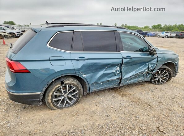 3VV3B7AX9LM058607 2020 VOLKSWAGEN TIGUAN Blue Trasero derecho