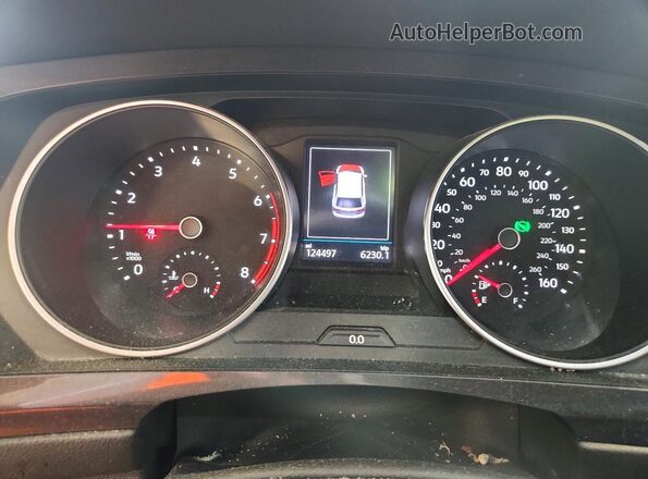 3VV3B7AX9LM088500 2020 VOLKSWAGEN TIGUAN Угольный Вид щитка приборов