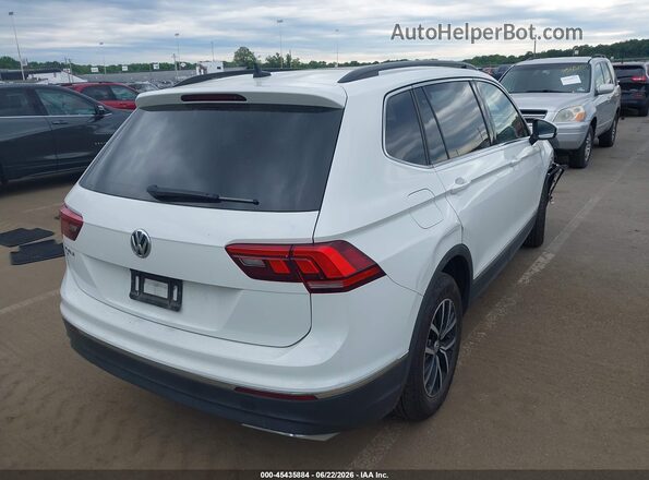 3VV3B7AX9MM049892 2021 VOLKSWAGEN TIGUAN Белый Задняя правая четверть