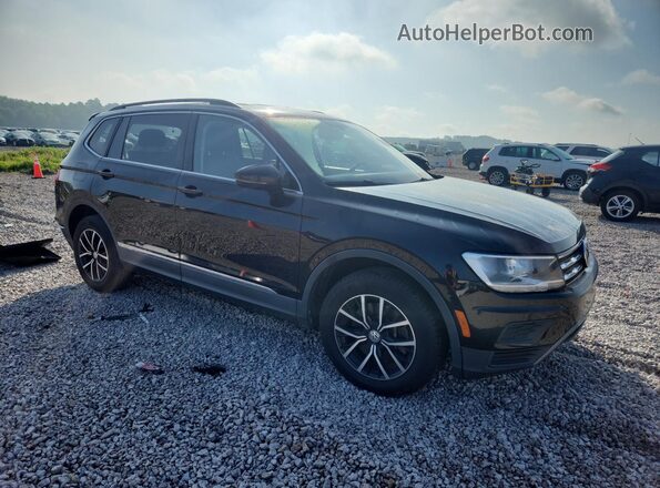 3VV3B7AX9MM140189 2021 VOLKSWAGEN TIGUAN Black Przód prawy
