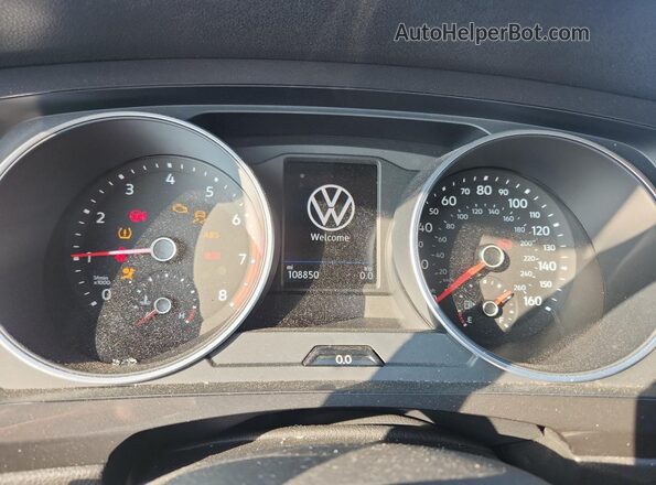 3VV3B7AX9MM140189 2021 VOLKSWAGEN TIGUAN Black Widok zestawu wskaźników