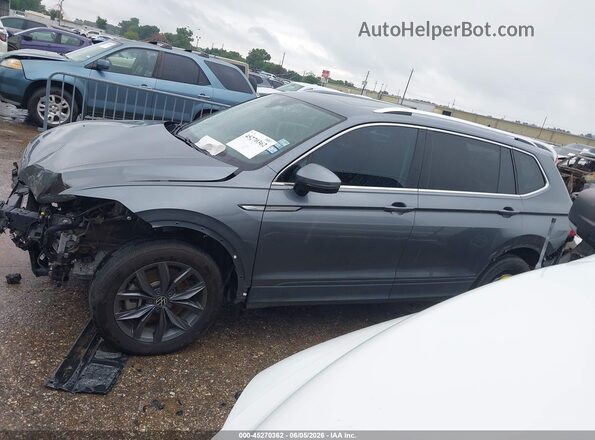 3VV3B7AX9NM119652 2022 VOLKSWAGEN TIGUAN Gray 