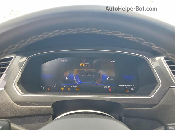 3VV3B7AX9RM074427 2024 VOLKSWAGEN TIGUAN Black Instrument cluster view