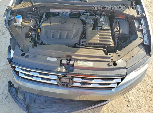 3VV3B7AXXJM205529 2018 VOLKSWAGEN TIGUAN Gray Вид підкапотного простору