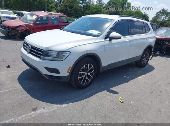 3VV3B7AXXKM199152 2019 VOLKSWAGEN TIGUAN Белый Передняя левая четверть