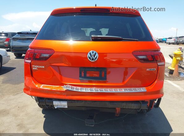 3VV4B7AX0KM039396 2019 VOLKSWAGEN TIGUAN Orange წინა ხედი