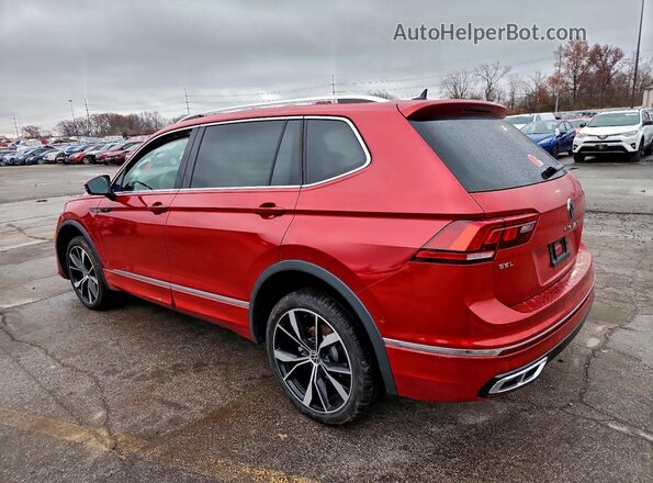 3VV4B7AX0RM069945 2024 VOLKSWAGEN TIGUAN Бордовый Задняя левая четверть