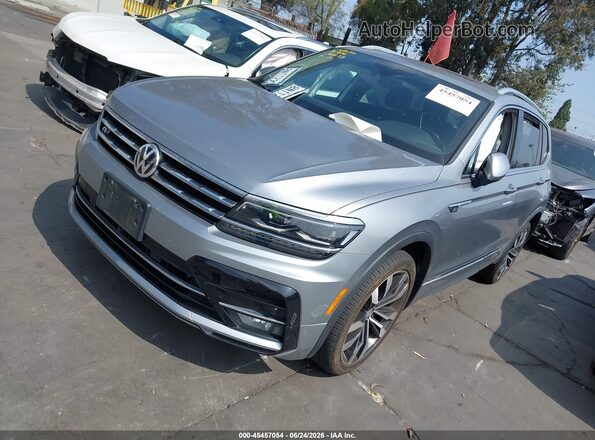 3VV4B7AX1LM034757 2020 VOLKSWAGEN TIGUAN Silver Առջևի ձախ երեք քառորդ տեսարան