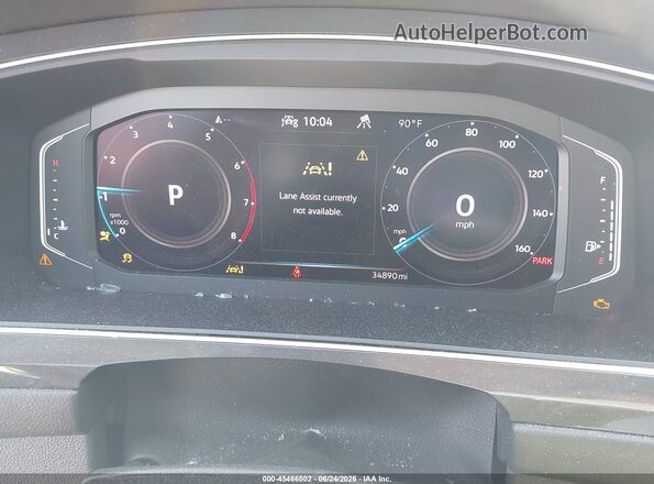 3VV4B7AX1NM174018 2022 VOLKSWAGEN TIGUAN Black Widok tylnych siedzeń