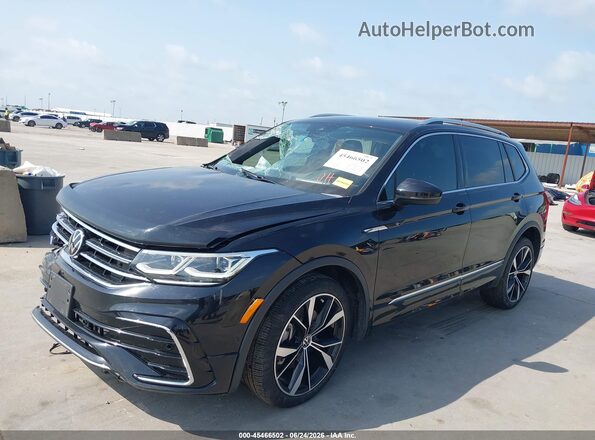 3VV4B7AX1NM174018 2022 VOLKSWAGEN TIGUAN Black Przód lewy