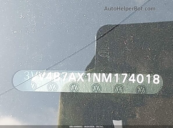3VV4B7AX1NM174018 2022 VOLKSWAGEN TIGUAN Black 