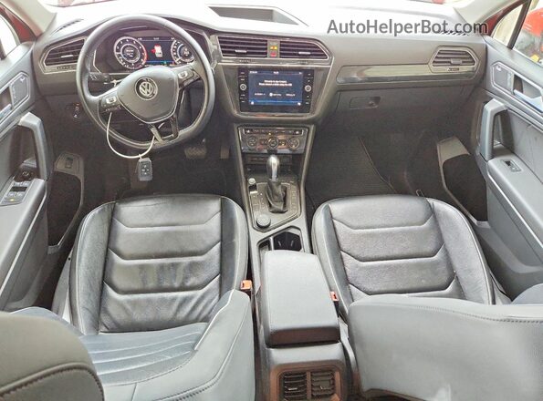 3VV4B7AX2KM059570 2019 VOLKSWAGEN TIGUAN Orange Вид панелі приладів