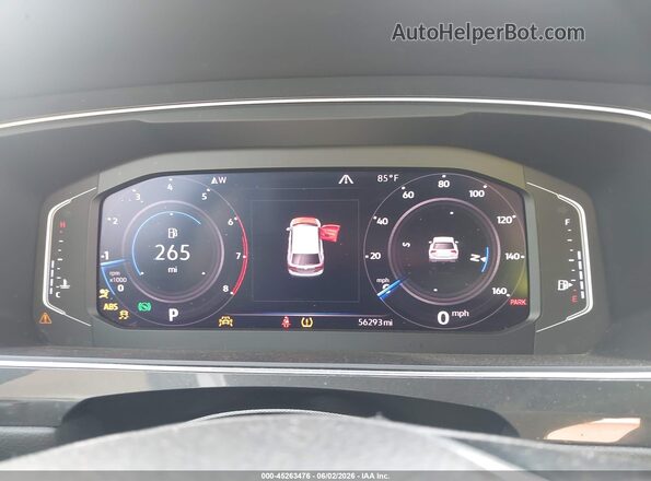3VV4B7AX2KM154047 2019 VOLKSWAGEN TIGUAN Black Widok tylnych siedzeń