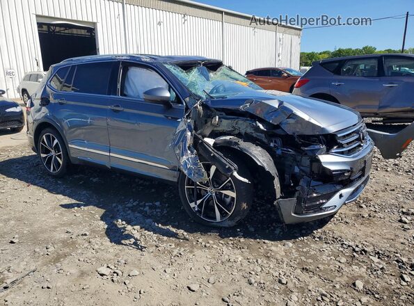 3VV4B7AX2NM004198 2022 VOLKSWAGEN TIGUAN Gray Przód prawy
