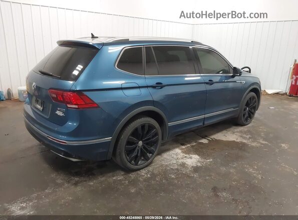 3VV4B7AX3LM123665 2020 VOLKSWAGEN TIGUAN Синий Задняя правая четверть
