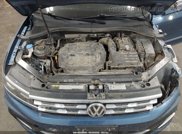 3VV4B7AX3LM123665 2020 VOLKSWAGEN TIGUAN Синий Вид сзади