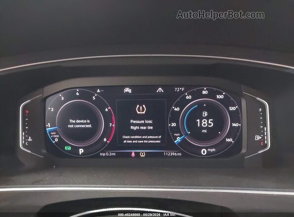3VV4B7AX3LM123665 2020 VOLKSWAGEN TIGUAN Синий Вид задних сидений