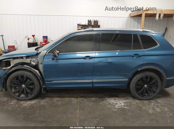 3VV4B7AX3LM123665 2020 VOLKSWAGEN TIGUAN Синий Панорамный вид салона 360°