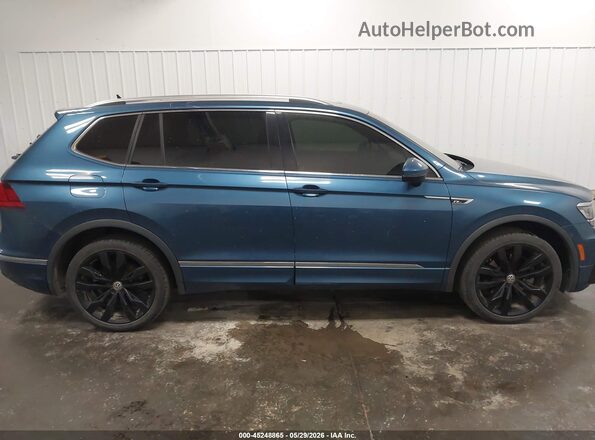 3VV4B7AX3LM123665 2020 VOLKSWAGEN TIGUAN Синий Вид задней части салона