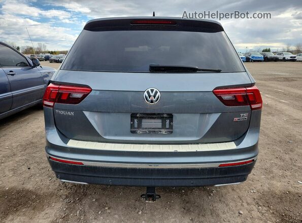 3VV4B7AX4JM075235 2018 VOLKSWAGEN TIGUAN Gray Вид ззаду