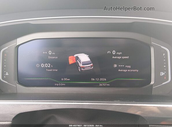 3VV4B7AX6NM003006 2022 VOLKSWAGEN TIGUAN White Հետևի նստատեղերի տեսք