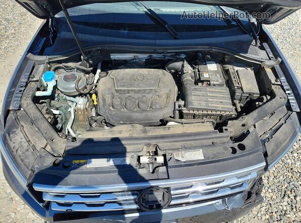 3VV4B7AX9KM022693 2019 VOLKSWAGEN TIGUAN Gray ძრავის განყოფილების ხედი