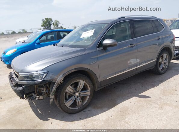 3VV4B7AX9KM060554 2019 VOLKSWAGEN TIGUAN Gray წინა მარცხენა ხედი სამი მეოთხედიდან