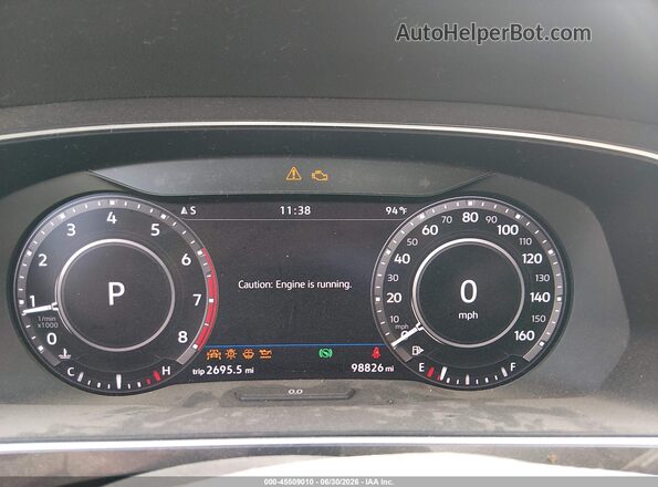3VV4B7AX9KM060554 2019 VOLKSWAGEN TIGUAN Gray 