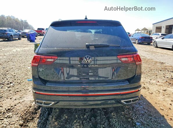 3VV4B7AX9NM042592 2022 VOLKSWAGEN TIGUAN Black Widok z tyłu