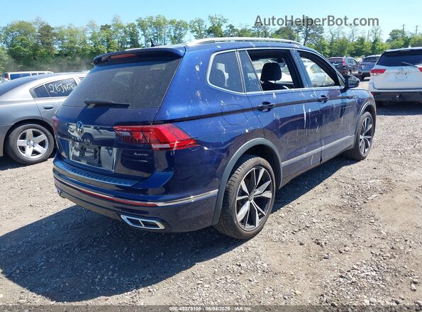 3VV4B7AX9RM157151 2024 VOLKSWAGEN TIGUAN Blue Задня права чверть