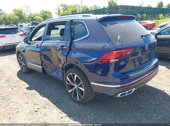 3VV4B7AX9RM157151 2024 VOLKSWAGEN TIGUAN Blue Задня ліва чверть