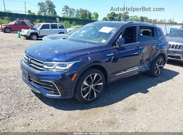 3VV4B7AX9RM157151 2024 VOLKSWAGEN TIGUAN Blue Передня ліва чверть