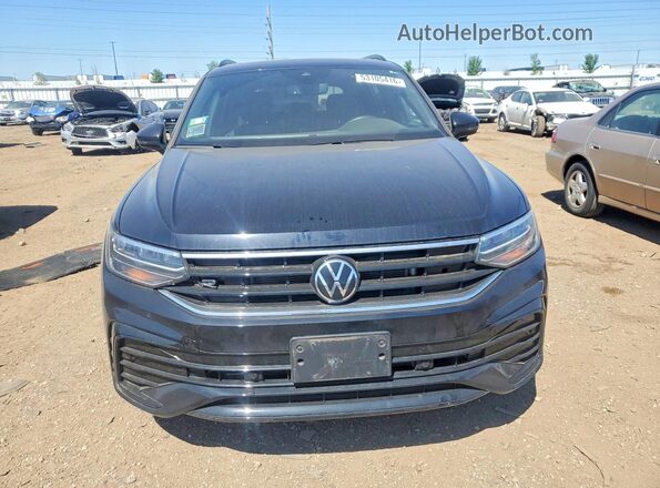 3VV8B7AX1PM102045 2023 VOLKSWAGEN TIGUAN Black Widok z przodu