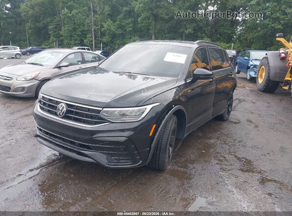 3VV8B7AX8RM033017 2024 VOLKSWAGEN TIGUAN Black Առջևի ձախ երեք քառորդ տեսարան