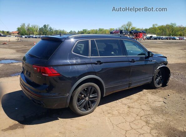 3VV8B7AX9NM047471 2022 VOLKSWAGEN TIGUAN Черный Задняя правая четверть